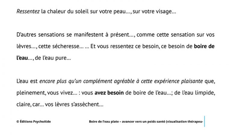 Texte D Hypnose Pour Arrêter De Boire Pdf